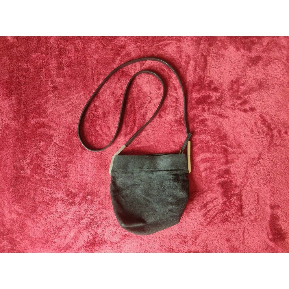Rick Owens Blistered Leather Adri Crossbody Bag / Purse Small